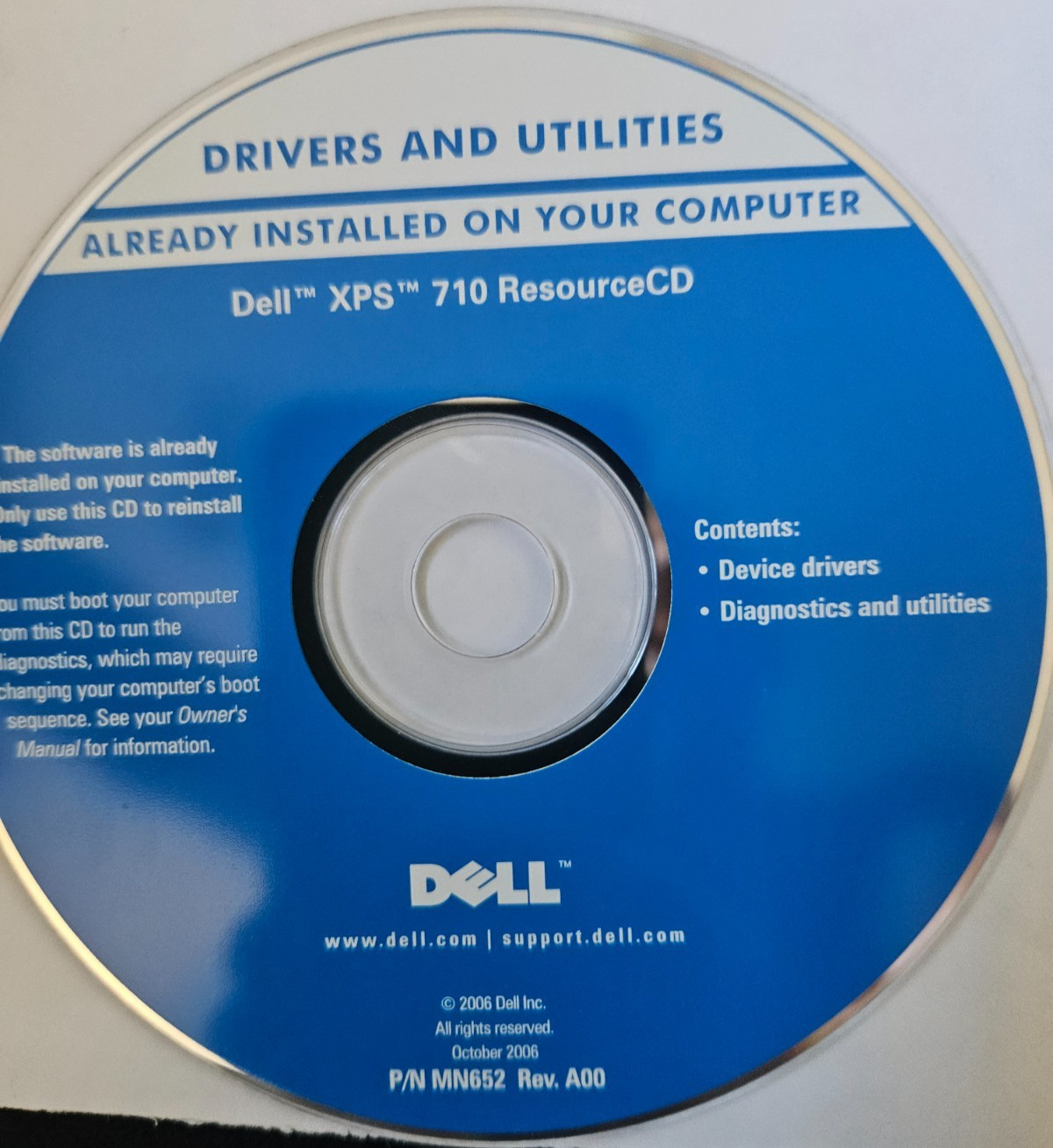 VTG DELL Device Drivers & Utility Resource CD's OS Reinstalling + Microsoft 2000