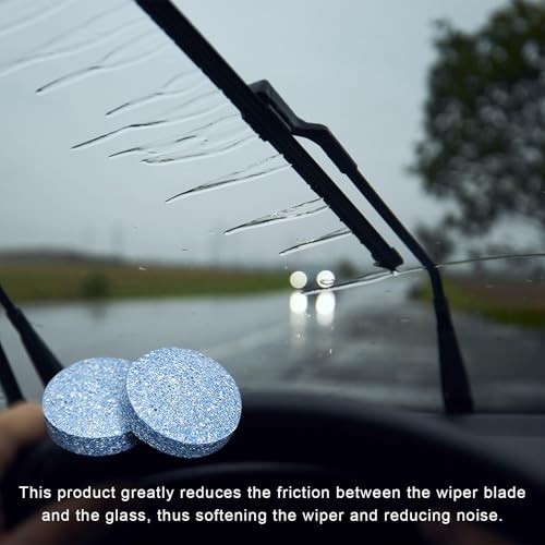 100 PCS Car Windshield Washer Fluid Tablets, Auto Window Glass Concentrated