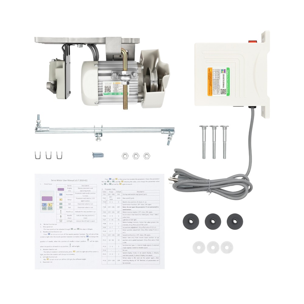 600W INDUSTRIAL SEWING MACHINE BRUSHLESS SERVO MOTOR SPLIT FOR MOST MACHINE