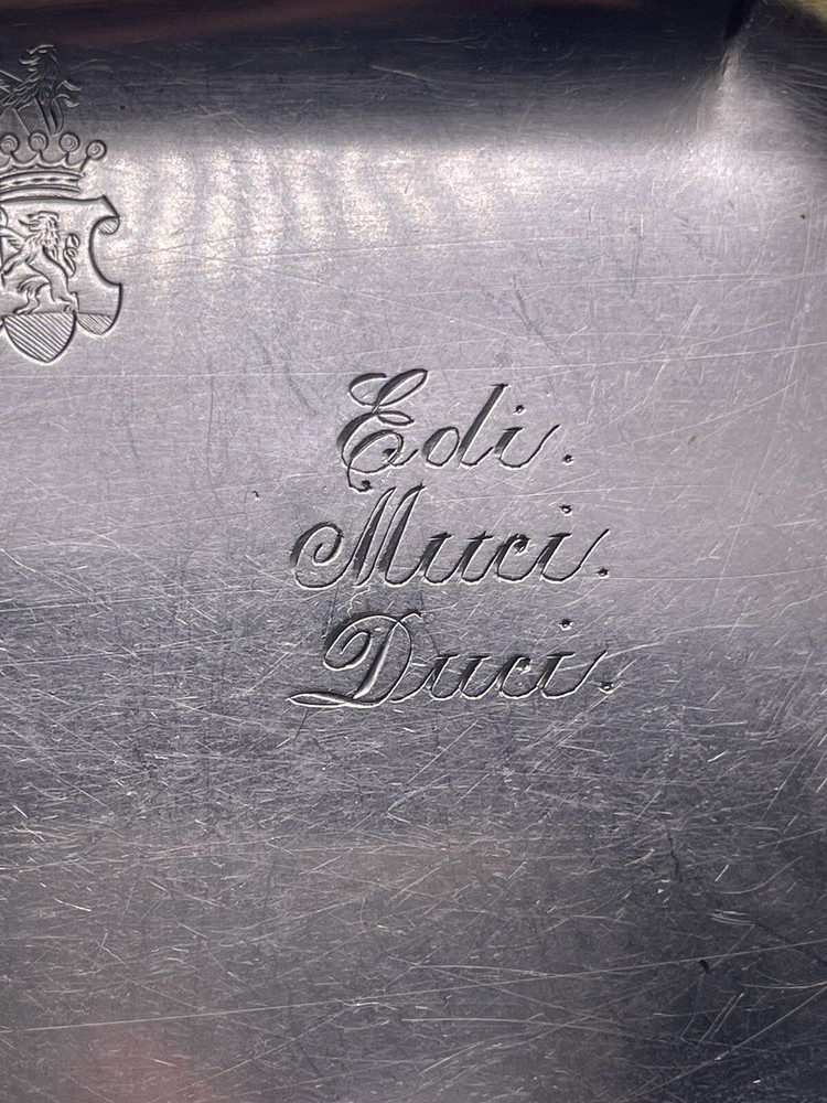 Antique Austrian 800 Silver Tray