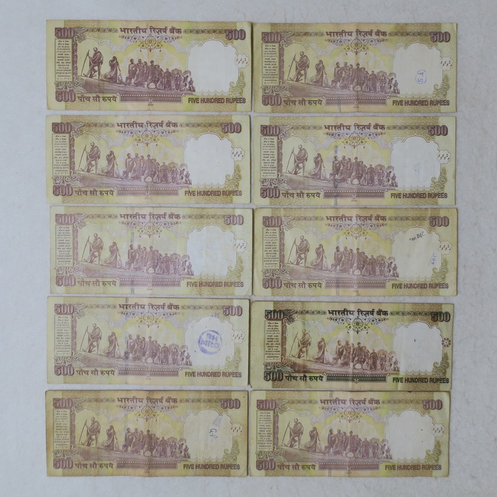 India 500 Rupiee (10 PCS)