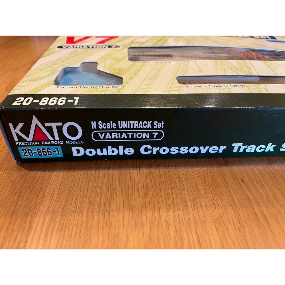 KATO 20-866-1 N Scale V7 Double Crossover Track Set