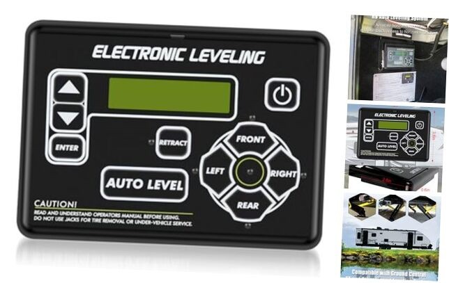 RV Leveling touchpad with Auto-Leveling Button Replace 421484 Fit for Lippert