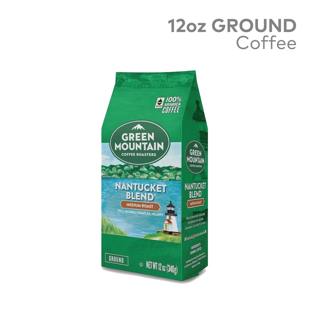 Green Mountain Coffee Roasters Nantucket Blend Ground Coffee, Medium Roast, 12oz