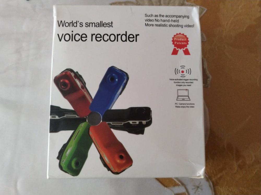 World’s smallest voice recorder Mini DV NIB