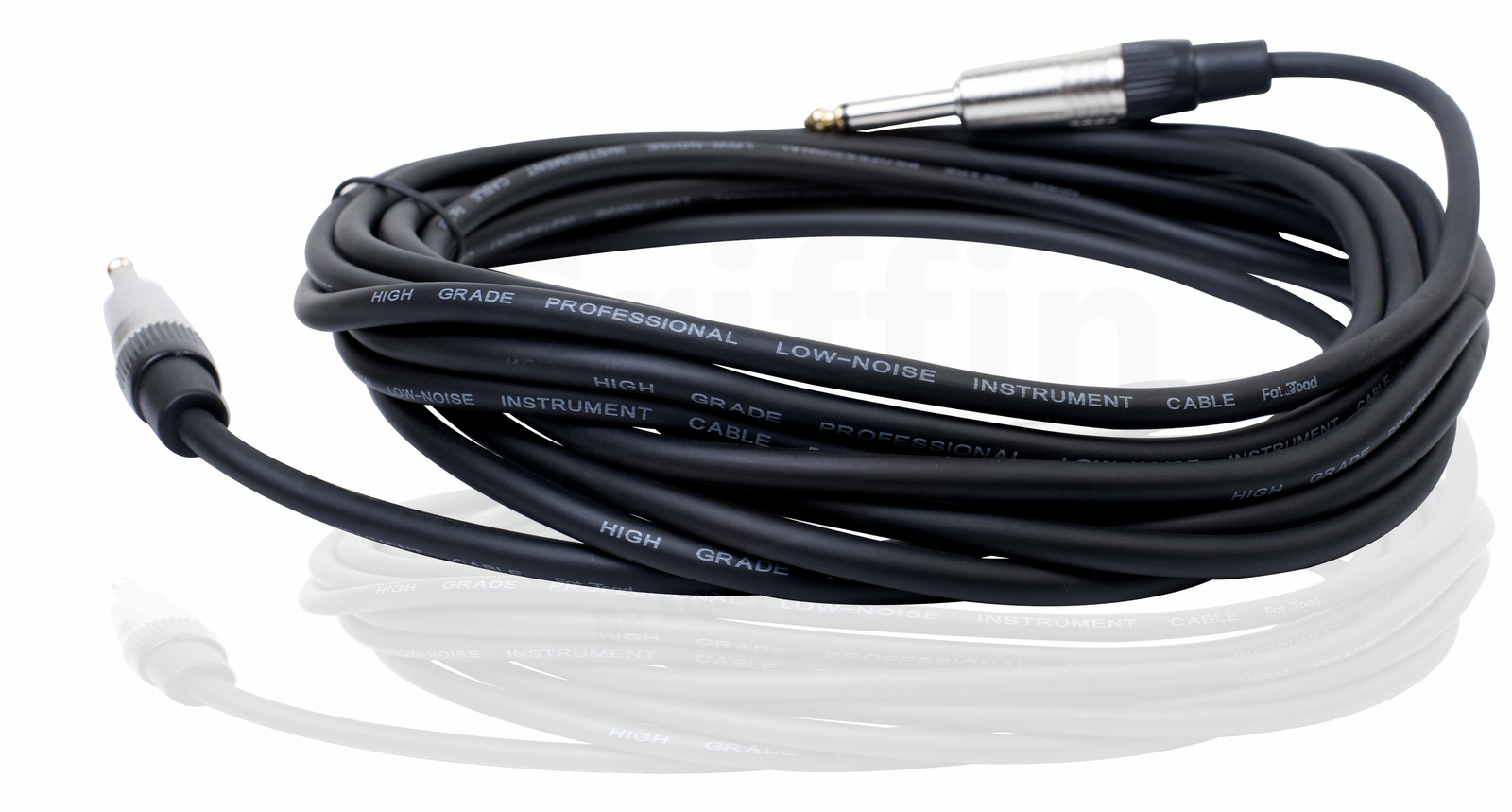 Guitar Cord Instrument Cable - 20FT PACK Electric Wire Bass Music Straight Jack