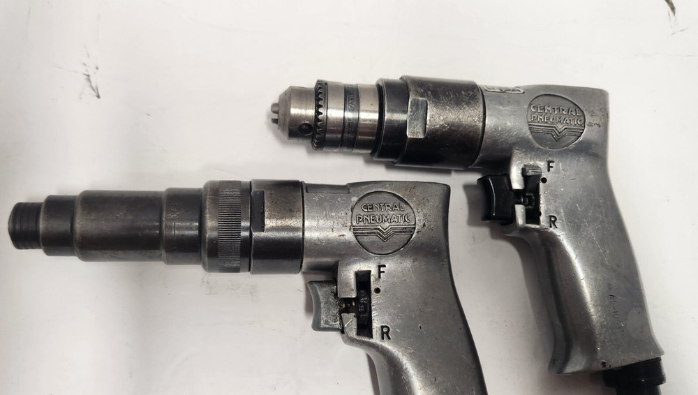 2 Central Pneumatic Air Drills Untested