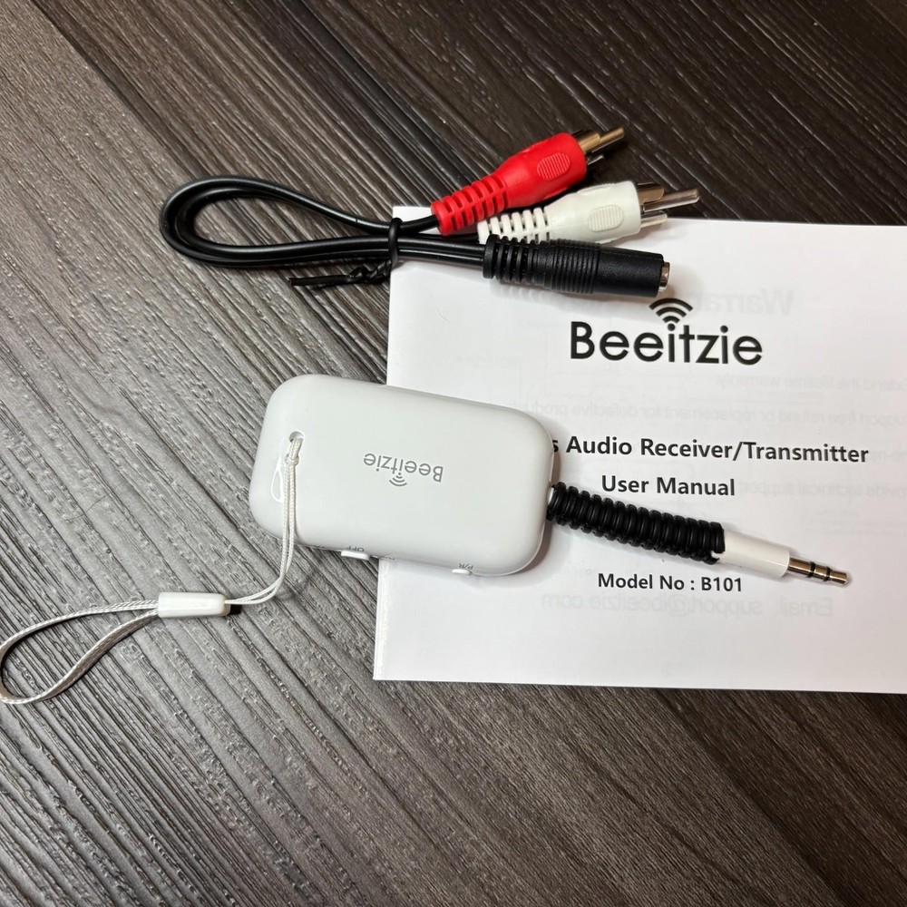 Beeitzie Wireless Audio Receiver/Transmitter Bluetooth NEW