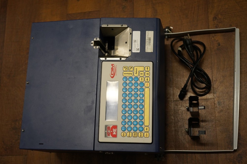 CIM MDT500 HE Portable Automatic Dog Tag Embosser *READ DESCRIPTION*