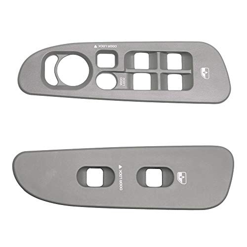 Driver and Passenger Grey Door Window Switch Panel Passenger & Driver Grey