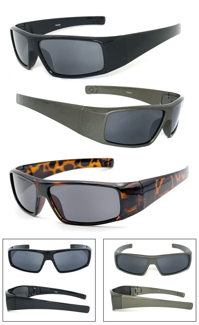 Full Lenses Magnified Tinted Sun Reader Reading Sunglasses Unisex Wrap UV400