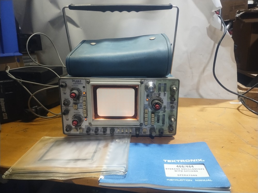 Tektronix 464 Oscilloscope Power Tested.