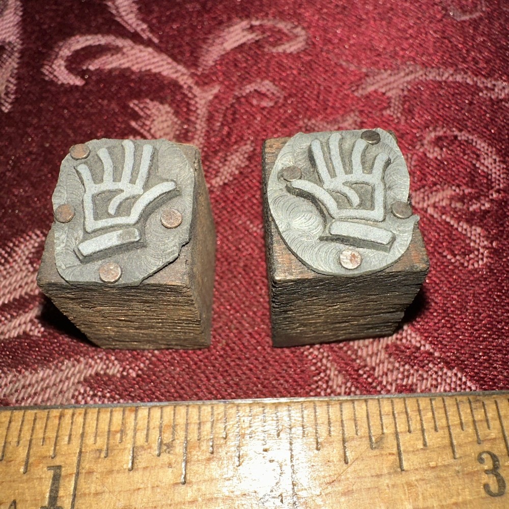 Printing Blocks “ 2 Hands “ Nice Lines!