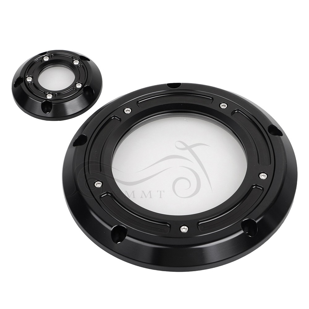 CNC Clear Engine Derby Timing Timer Cover For Harley Softail Ultra Limited FLHTK