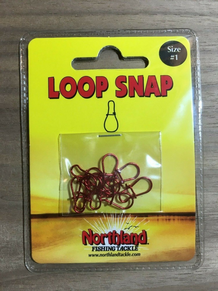 Northland Fishing Tackle - Loop Snap - Size #1 - Red