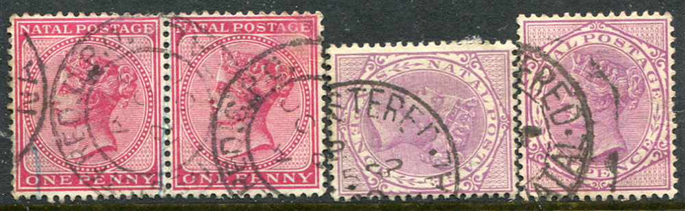 NATAL (22300): REGISTERED cds, d/ring postmark/cancels