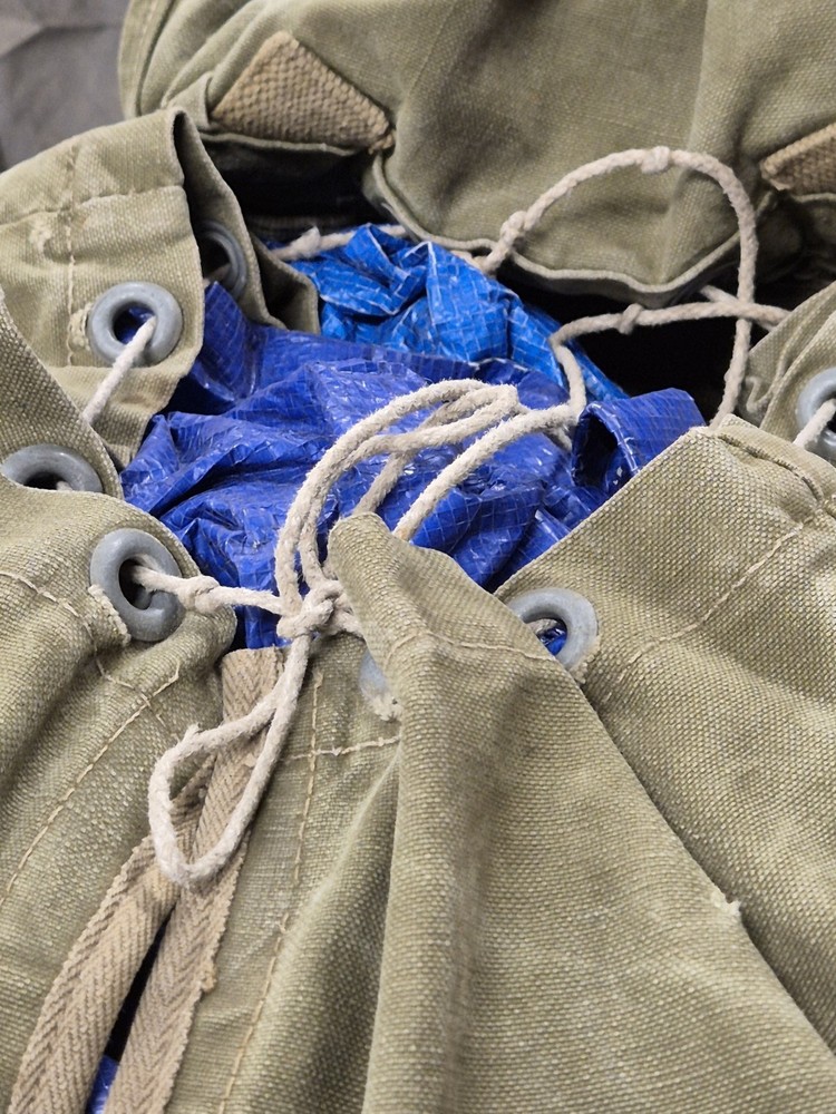 WW2 Genuine German Wehrmacht Tropical Troops Rucksack, Backpack with stamp