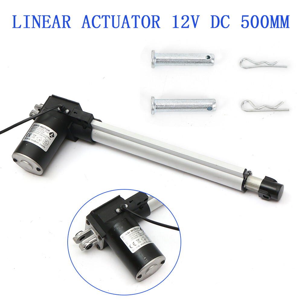 Stroke Actuator 500mm Stroke Length 6000N Pulling Force with Front Switches