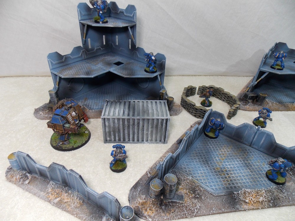 WARGAMING TERRAIN PAINTED BUNDLE 9 PIECE SET...ADVANCE ORDERS