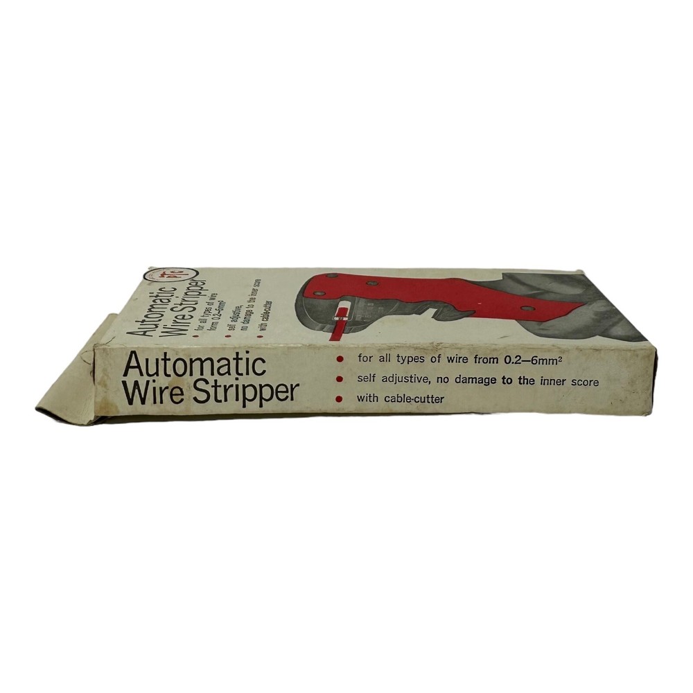 Automatic Wire Stripper with Cable Cutter Electrical Wire Form 0.2 - 6m㎡