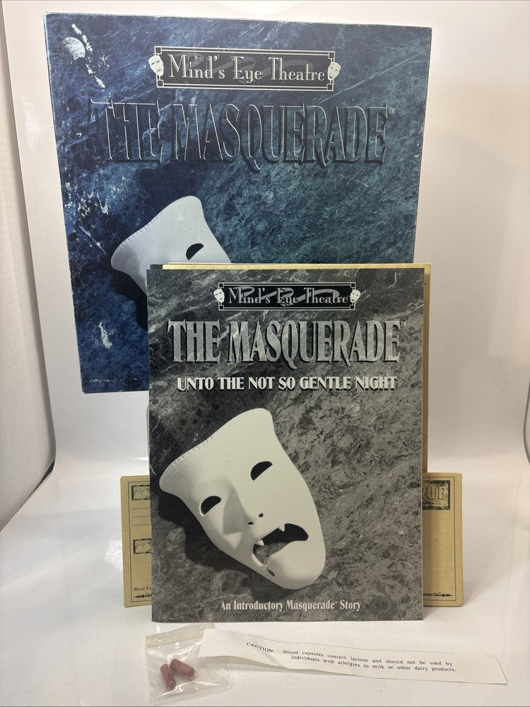 White Wolf Mind's Eye Theatre Masquerade Masquerade (1st Ed) Missing Ankh/teeth