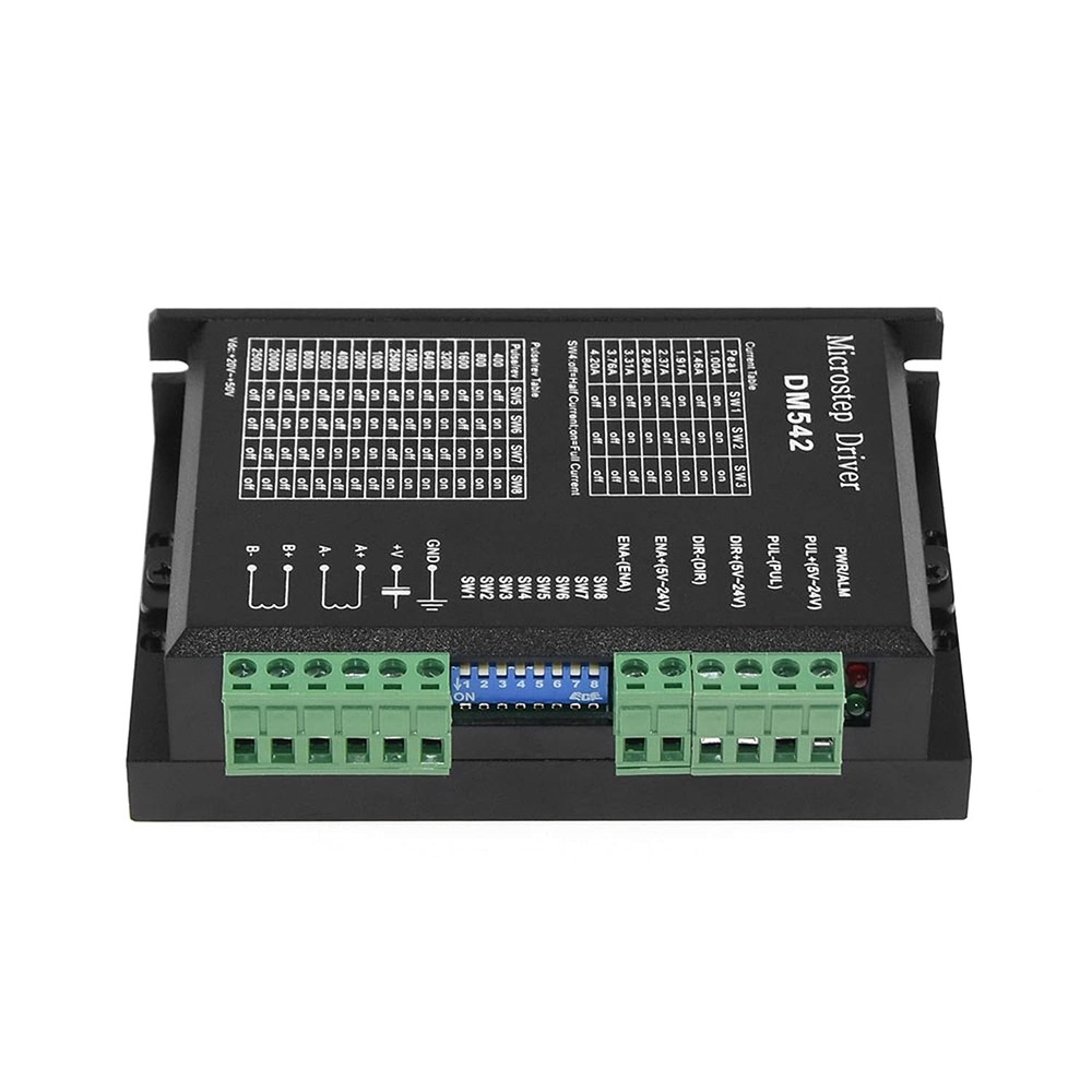 CNC Digital Microstep Driver DM542 - 2-Phase Digital Stepper Motor Controller...