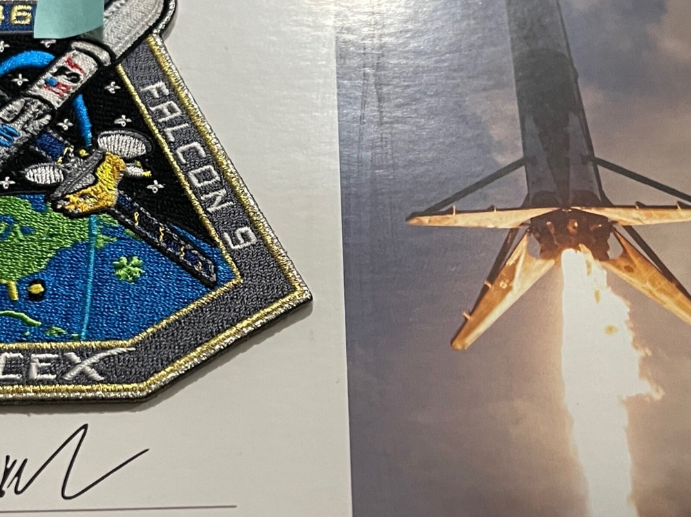 SES-10 LAUNCH SPACEX SPACE X EMPLOYEE NUMBERED AUTHENTIC PATCH PRESENTATION🚀