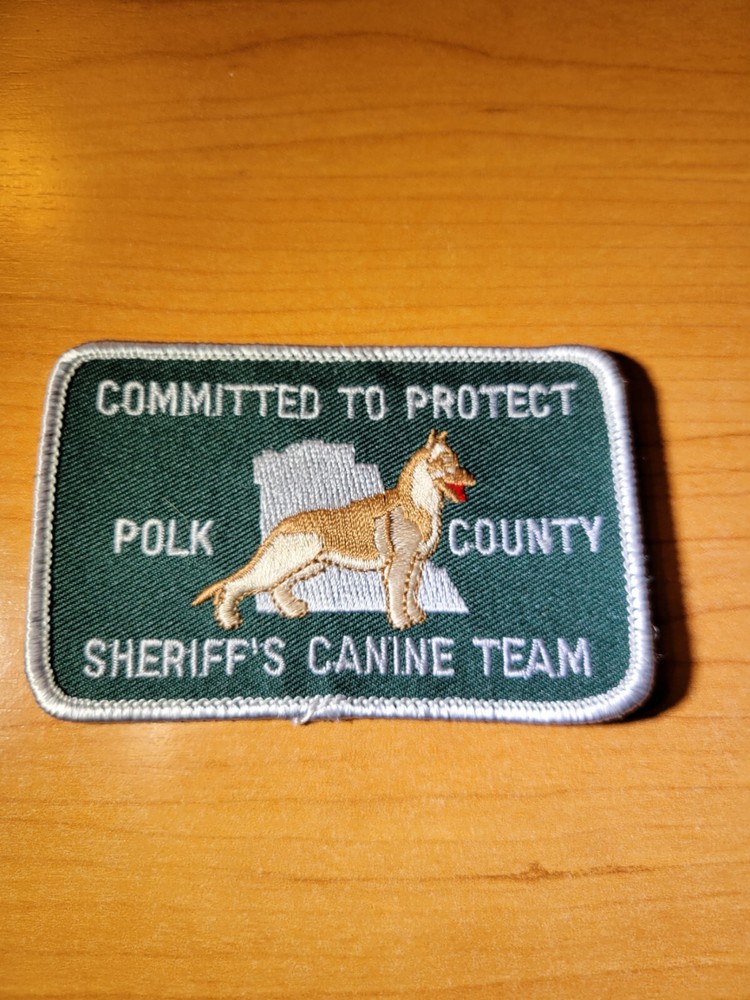 Polk County FL Sheriff's Canine (K-9) Team Patch