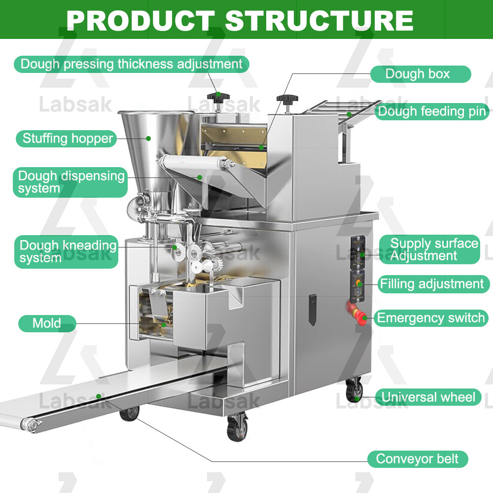 Automatic Big Size Empanada Machine Large Handmade Dumpling Samosa Making Machin