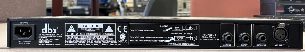 DBX 286A Mic Preamp Processor