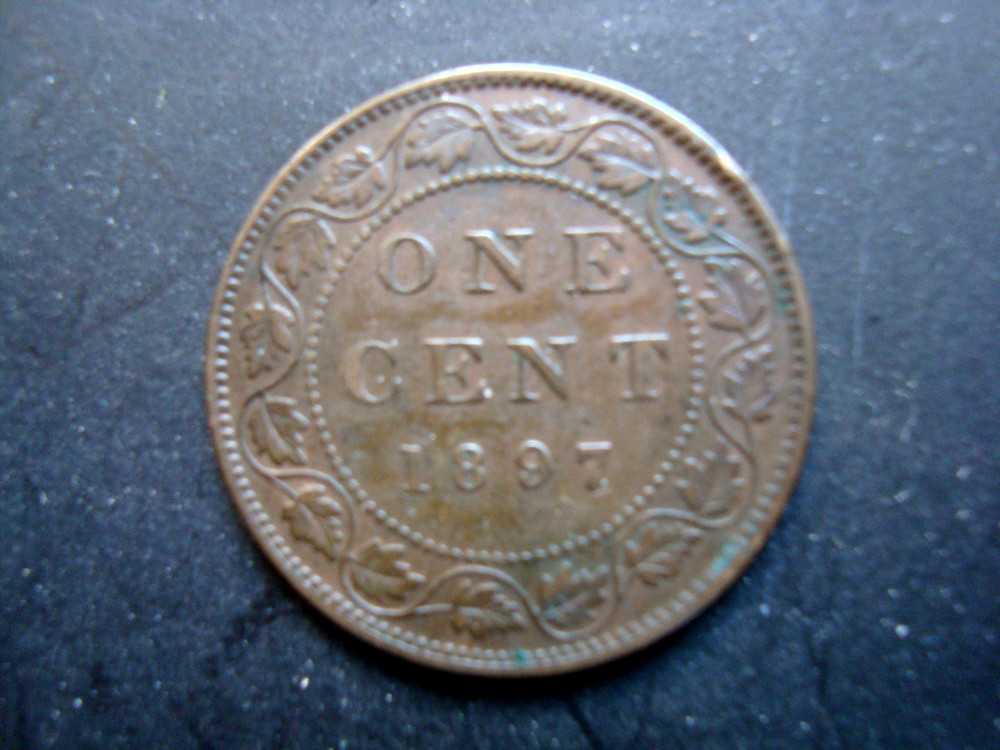 Canada 1897 Large One Cent Coin