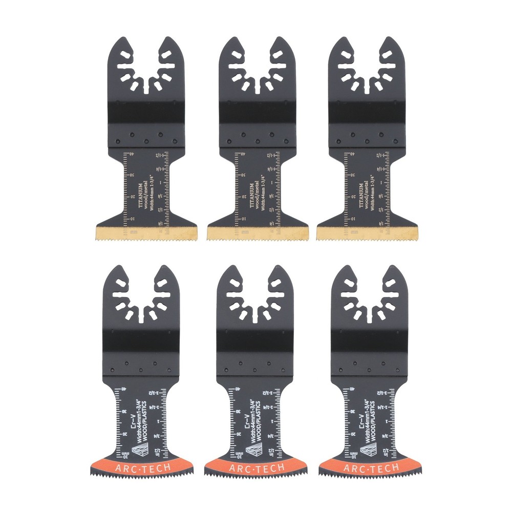 37PCS Universal Metal Oscillating Multitool Quick Release Saw Blades 10 Types