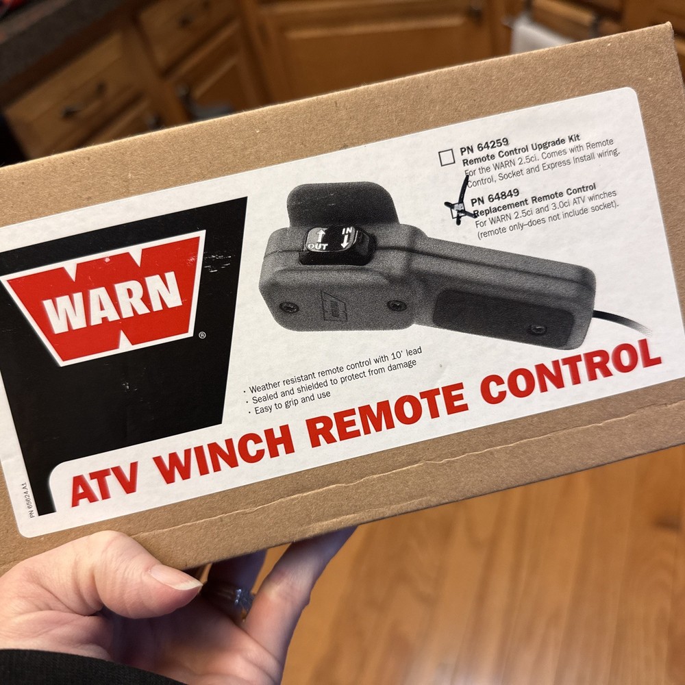 Warn 64849 Atv Winch Remote Control Replacement NIB