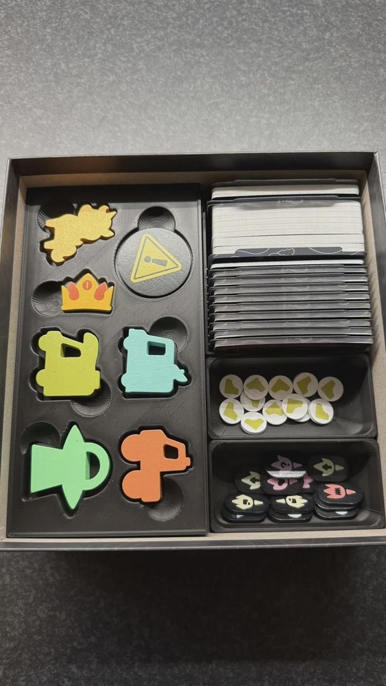 3D Printed Insert for Twisted Cryptids +Expansion Kickstarter Edition All in One