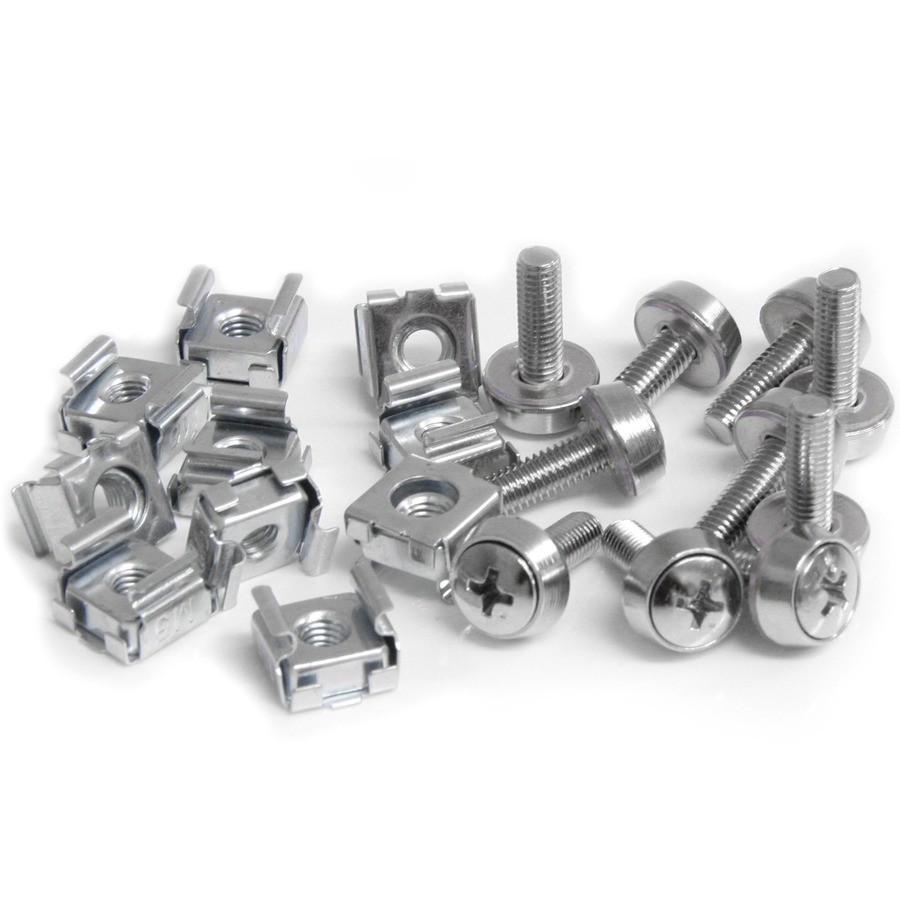 StarTech M5 Mounting Screws and Cage Nuts for Server Rack Cabinet - Rack Screw