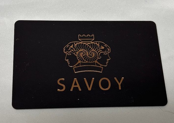 Savoy Warranty Card