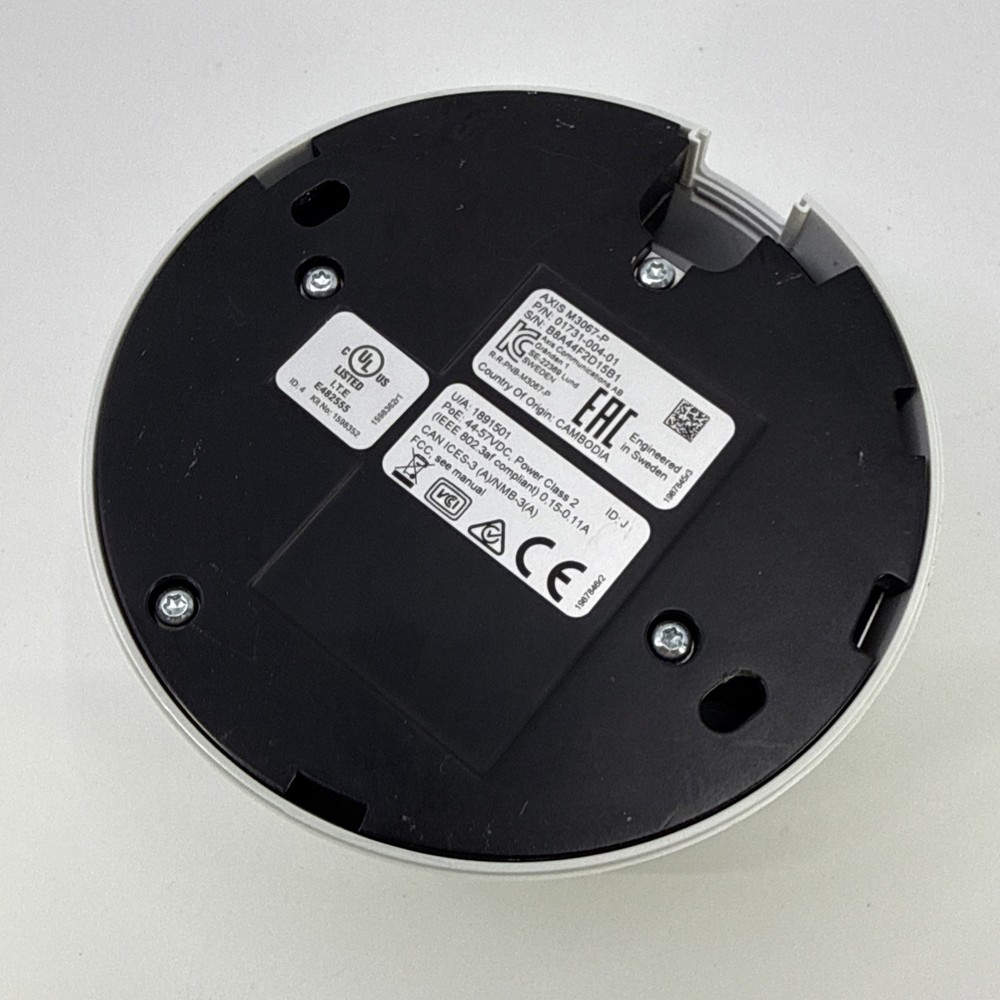 Axis M3067-P 6MP Network Mini Dome Camera (01731-001) Tested Working