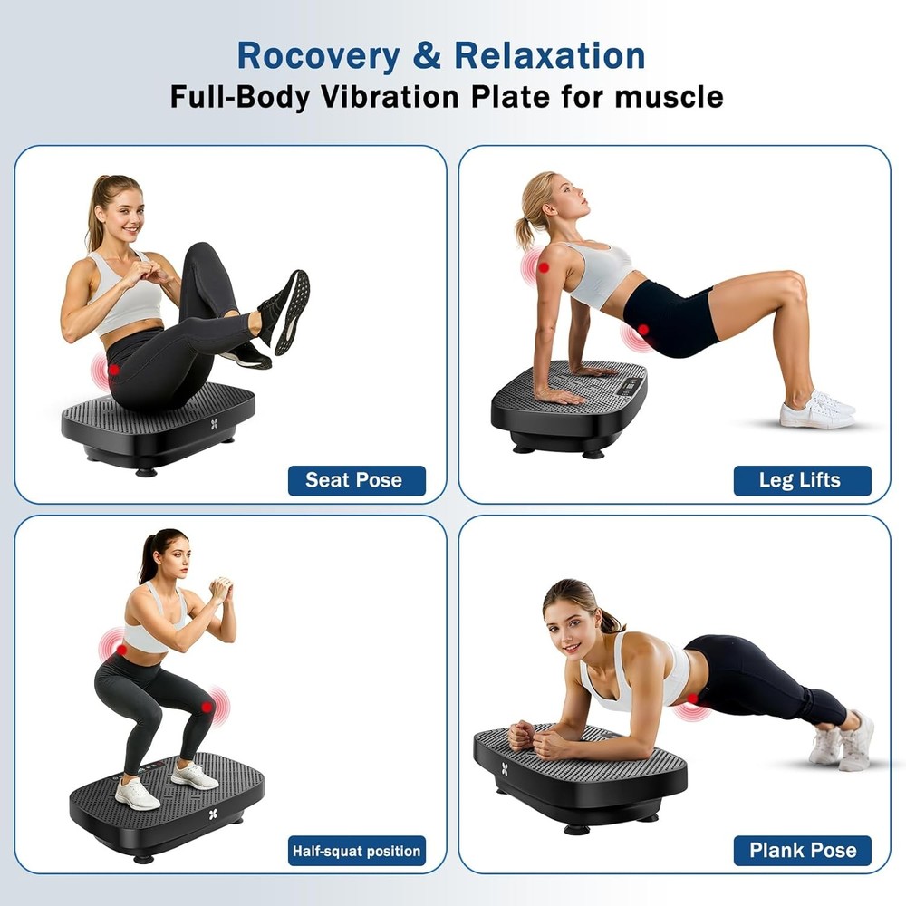 Vibration Plate Exercise Machine, Vibrating Plate for Lymphatic Drainage