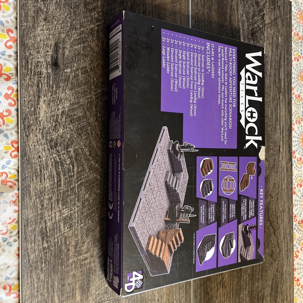 Warlock Tiles - Stairs & Ladders Expansion lightly used