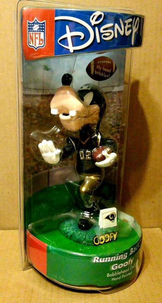 Goofy Rams Running Back RAMS Bobblehead 7" Tall - New in Box