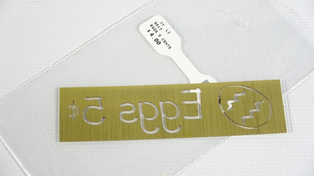 Eggs 5c 2003 Lasting Impressions Embossing & Stenciling - S517