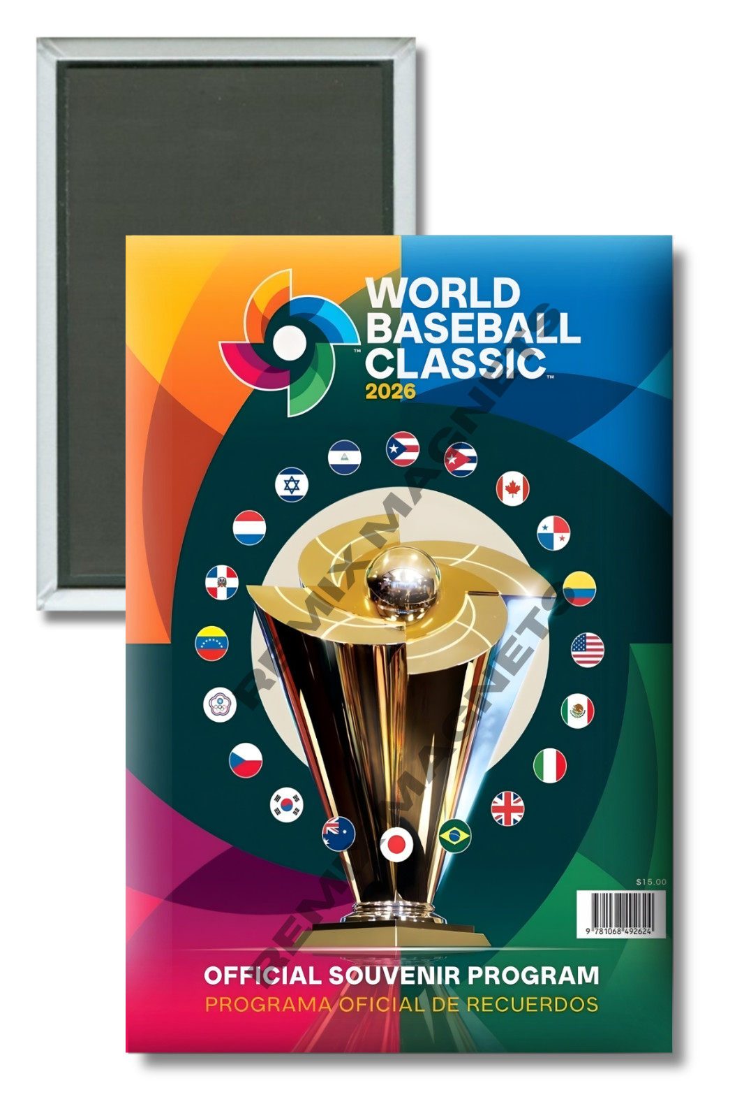 2026 World Baseball Classic WBC Program 2" x 3" Refrigerator Magnet