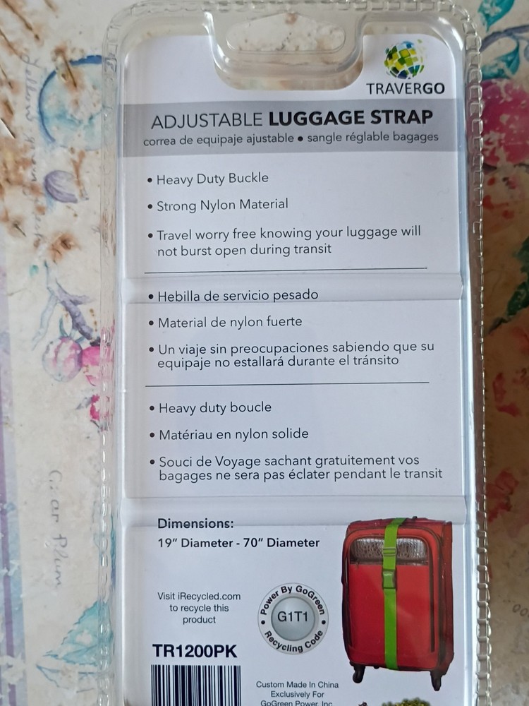 Adjustable Luggage Strap By Traver Go