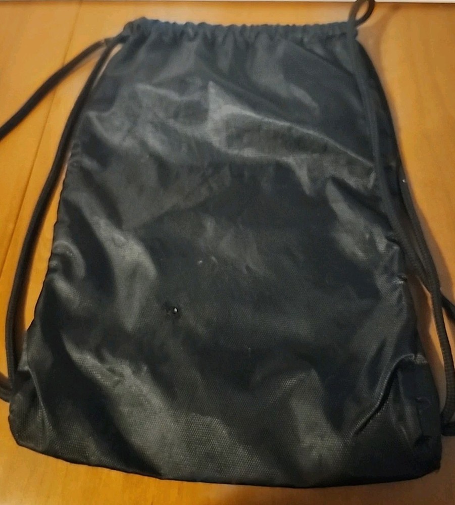Adidas Fat Stripes Sackpack Drawstring Bag Zip Pockets Red Black Backpack Bag