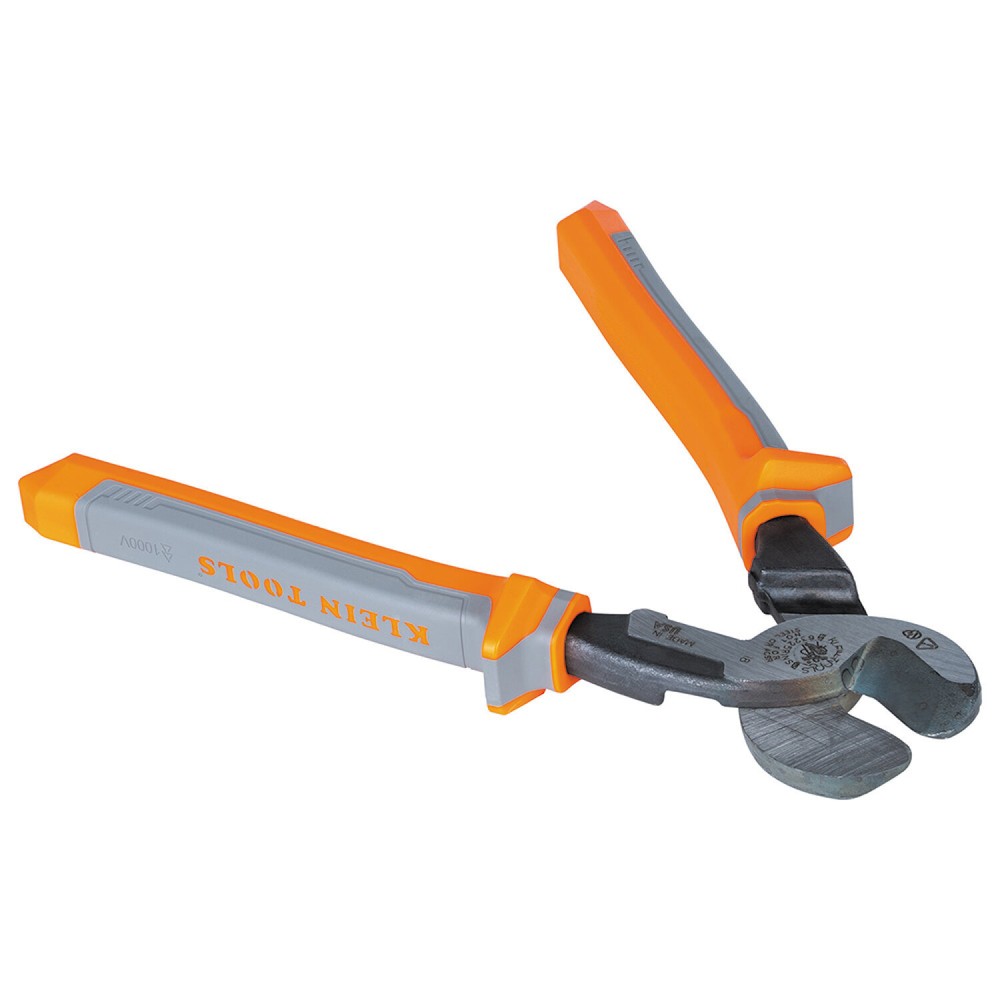 Klein Tools 63225RINS Cable Cutter, Insulated, High-Leverage, 9-Inch
