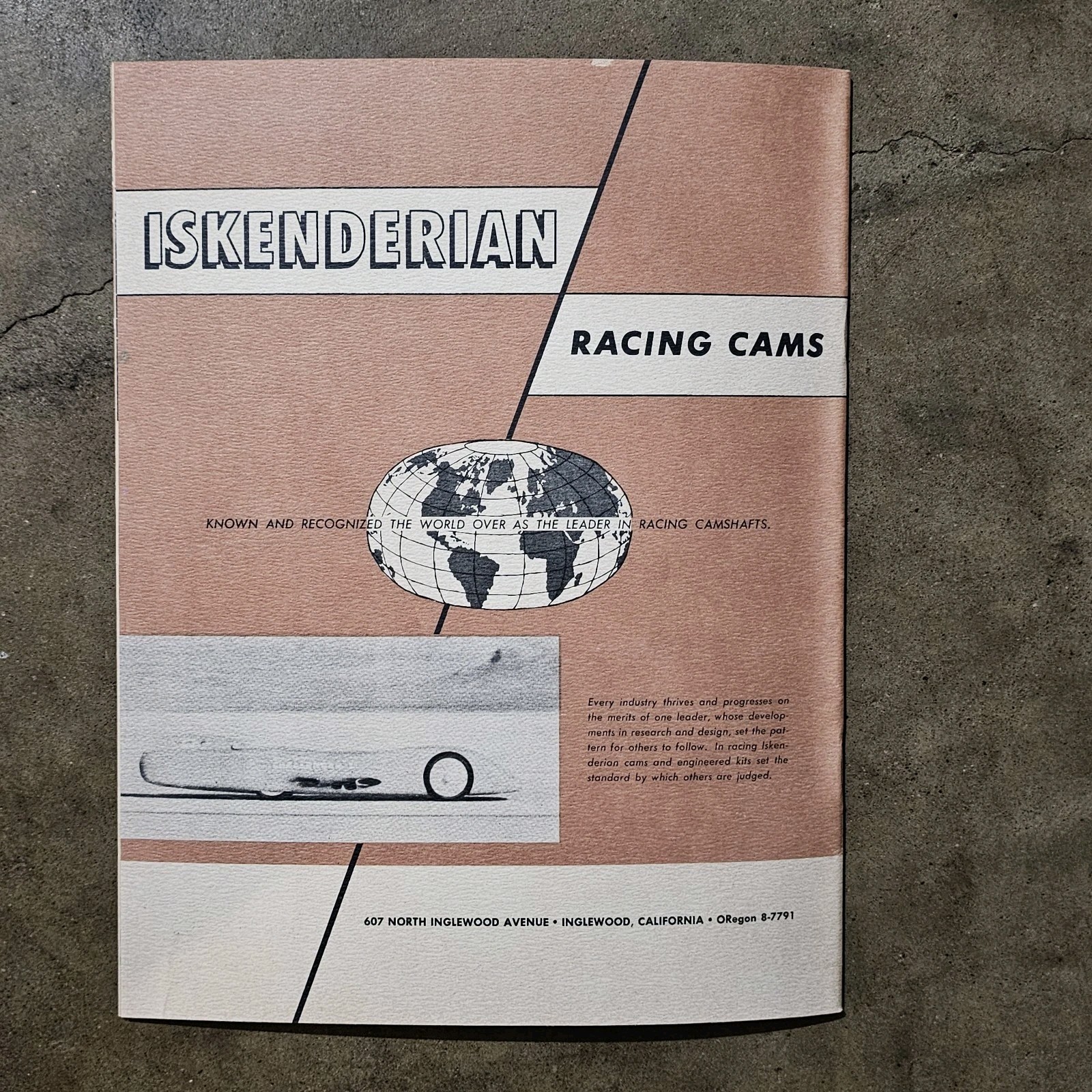 1960's ISKY Catalog Iskenderian Cams Hot Rod Drag Racing SCTA NHRA Gasser Auto