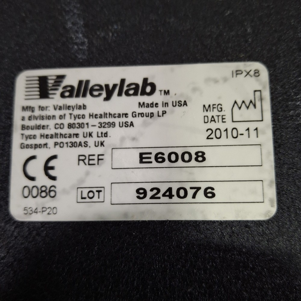 Valleylab E6008 Monopolar Electrosurgical Footswitch