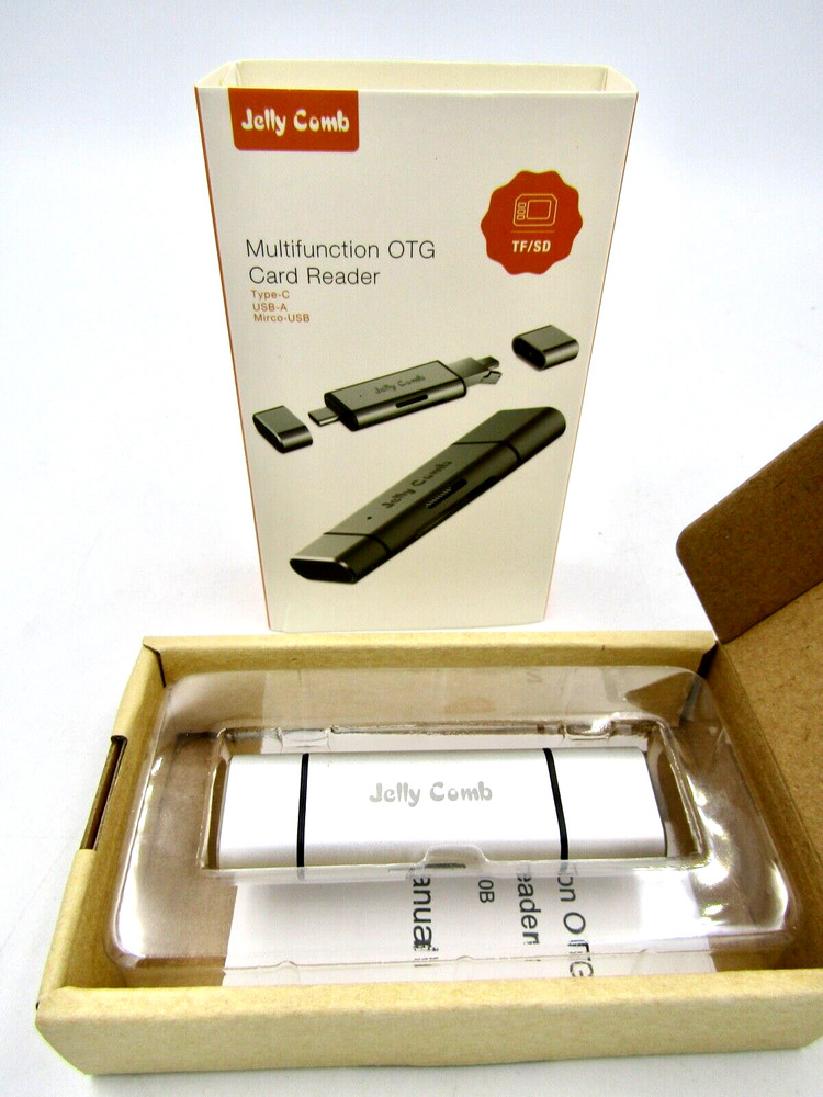 (20X) Multifunction OTG Card Reader USB C / Micro USB Adapter - NEW