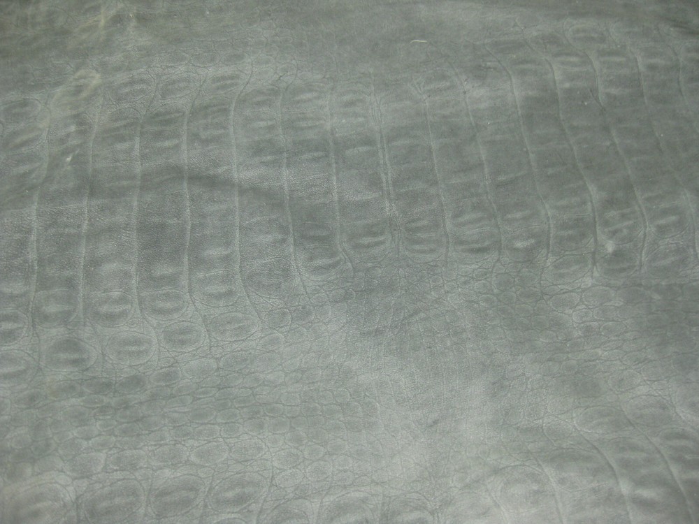 Black Top Grain Buffalo Leather # 0009193 Has Patterns ROW 70