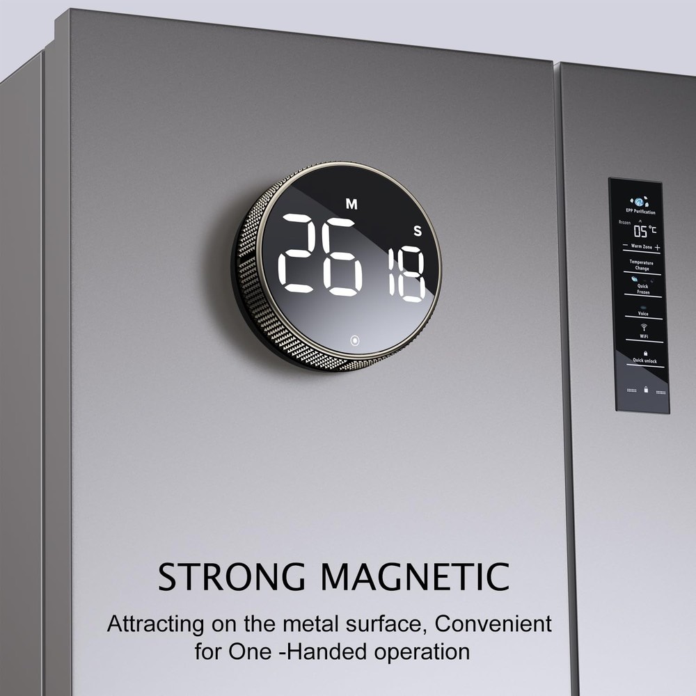 BlueSnail Kitchen Timer, Productivity Timer with LED Digital Display, Smart Time